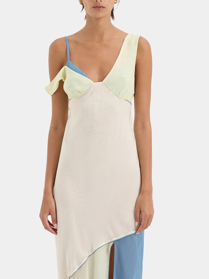 Thames Splice Midi Dress - Seldom Seen Styles