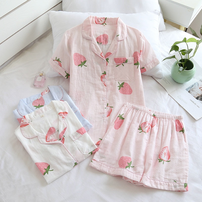 The Cotton Strawberry Original Pajamas - Seldom Seen Styles