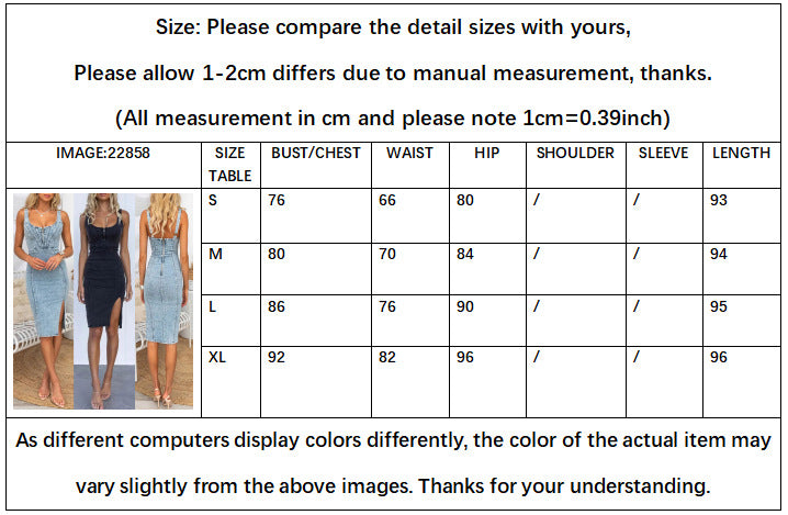 This Seasons Staple Denim Adjustable Straps Zip-up Firm Stretch Midi Dress Short Sleeve U Vintage Casual Style Denim Dress with Straps - Seldom Seen Styles