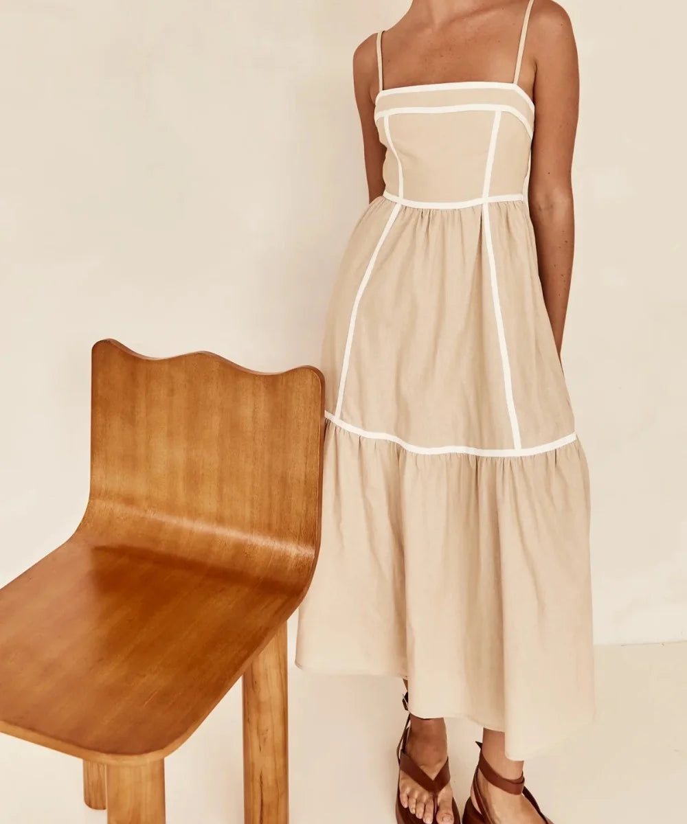 Unique Stripe Maxi Dress - Seldom Seen Styles