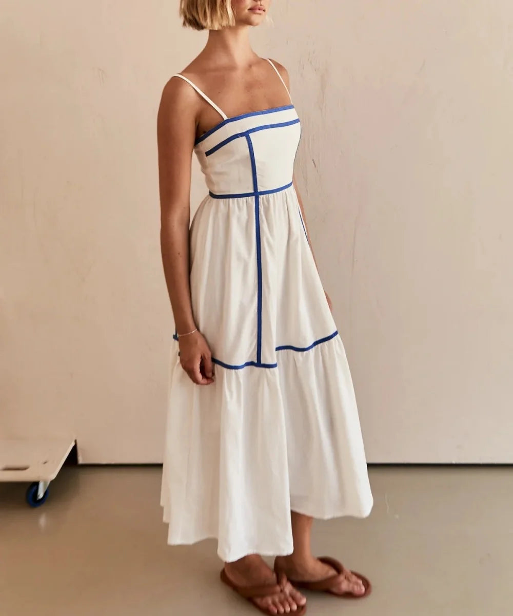 Unique Stripe Maxi Dress - Seldom Seen Styles