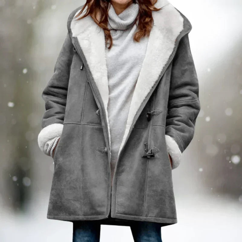 Adela - Warm And Stylish Fleece Coat - Seldom Seen Styles