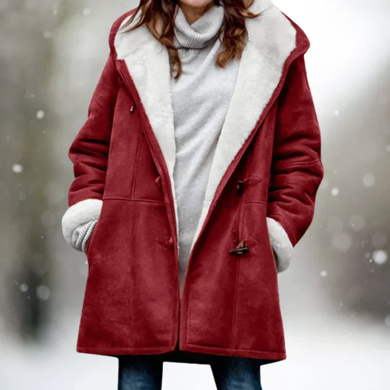 Adela - Warm And Stylish Fleece Coat - Seldom Seen Styles