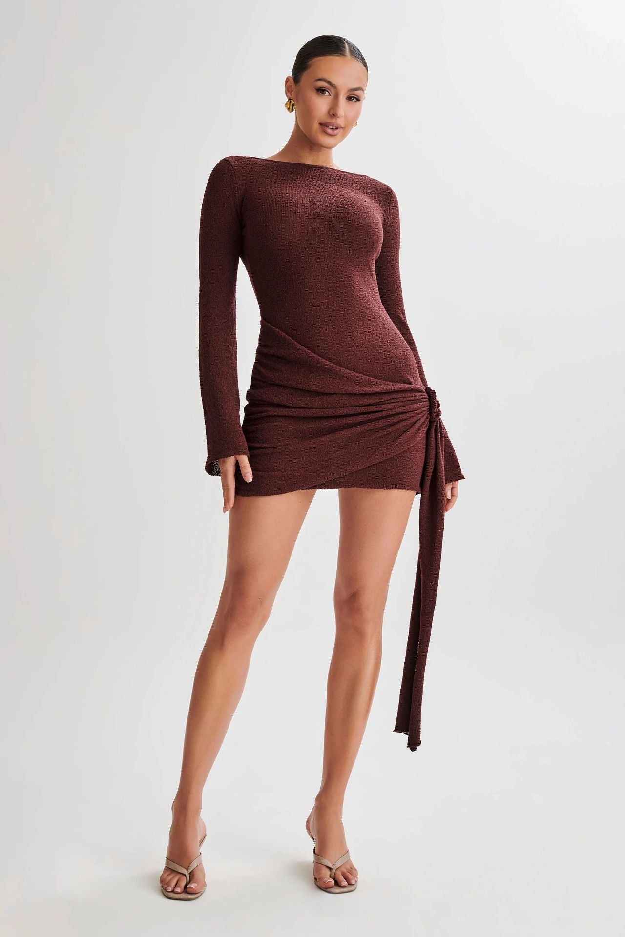 Vera Ribbon Mini Dress Sexy Hot Girl Knitted Dress Short Dress for Women - Seldom Seen Styles