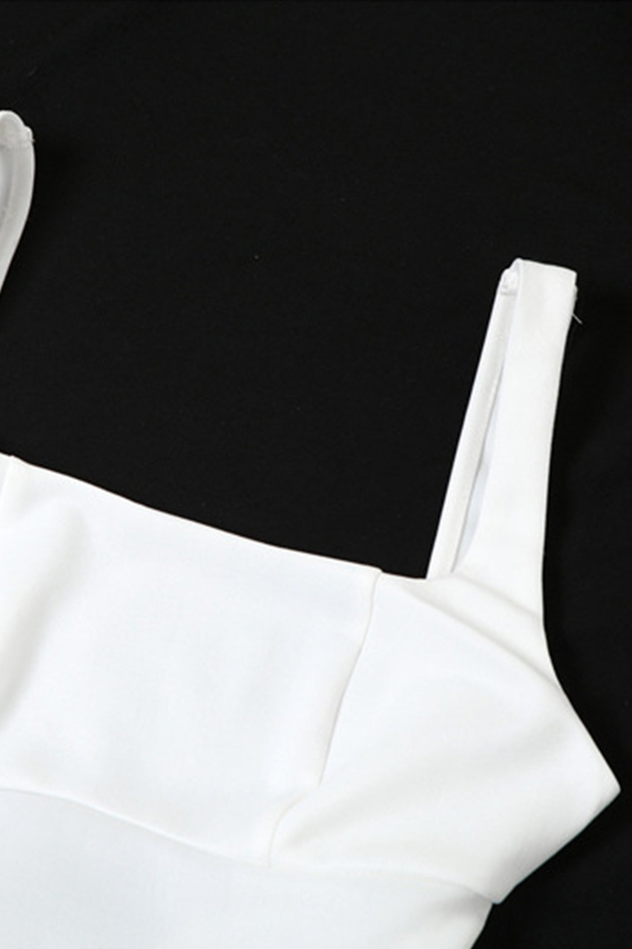 White Backless Tie-back Ruched Dress - Seldom Seen Styles