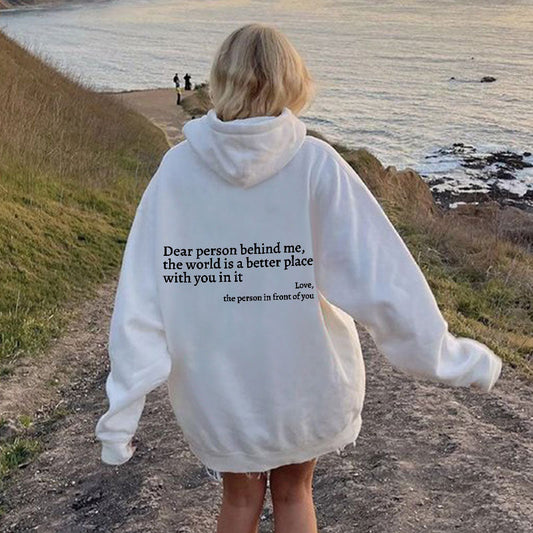 Dear Person Behind Me Sweatshirt - Seldom Seen Styles