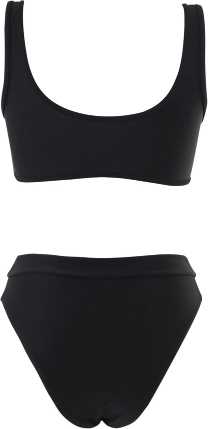 Women Cutout Bikini Sets Push Up High Waisted Swimsuits 2 Piece - Seldom Seen Styles