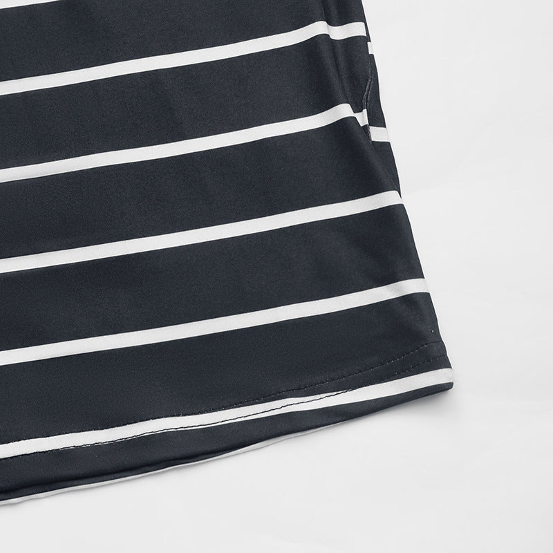 Women Long Sleeve Striped Sweatshirt Crew Neck Loose Casual Top Fall Tees Western Shirts for Women - Seldom Seen Styles