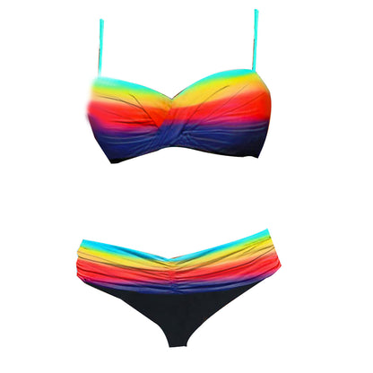 Women Push Up Two Piece Bikini Swimsuits Padded Swimwear Bathing Suit - Seldom Seen Styles