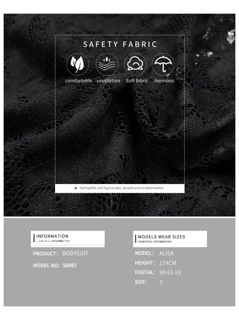 Women Sexy Deep v Neck Bodysuit Tops Long Sleeve Lace Top Elegant Going Out Outfits - Seldom Seen Styles