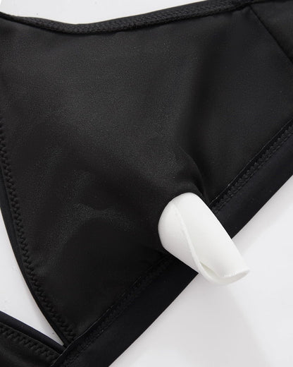 Women Sexy High Waisted 2 Piece Bikini Sets Triangle High Cut Swimsuits - Seldom Seen Styles