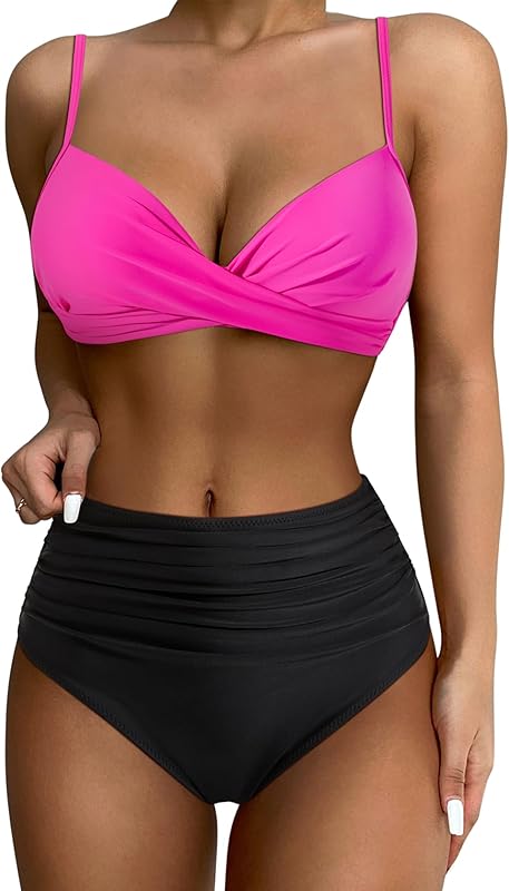 Women Twist High Waisted Bikini Sexy Push Up Two Piece Swimsuits - Seldom Seen Styles