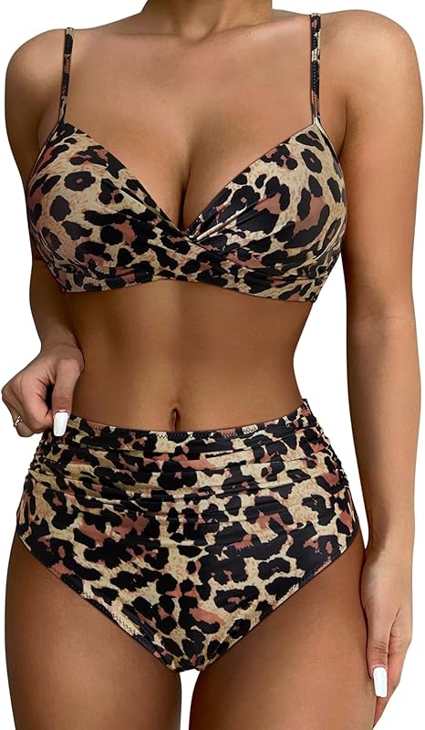 Women Twist High Waisted Bikini Sexy Push Up Two Piece Swimsuits - Seldom Seen Styles