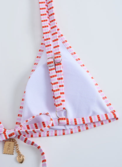 Women's Bathing Suits Floral Print Triangle Bikini Set Spaghetti Straps Two Piece Swimsuits - Seldom Seen Styles