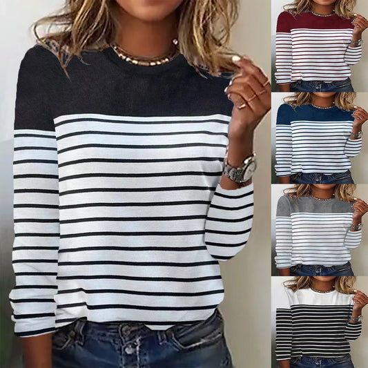 Women's Casual 3/4 Sleeve T-Shirts Round Neck Cute Tunic Tops Basic Tees Blouses Business Work Tee Top - Seldom Seen Styles