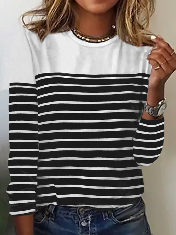Women's Casual 3/4 Sleeve T-Shirts Round Neck Cute Tunic Tops Basic Tees Blouses Business Work Tee Top - Seldom Seen Styles