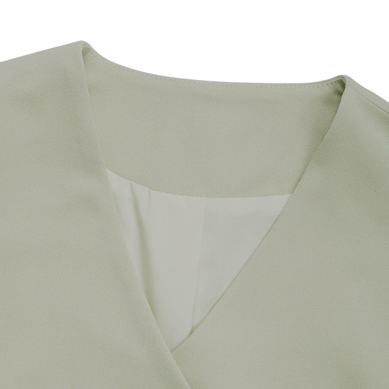 Women's Casual Cropped Blazer Lightweight Slim Fit Long Sleeve Crop Jacket Coat for Office Work - Seldom Seen Styles