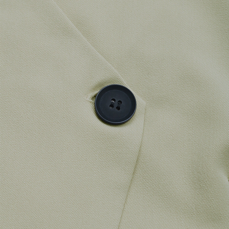 Women's Casual Cropped Blazer Lightweight Slim Fit Long Sleeve Crop Jacket Coat for Office Work - Seldom Seen Styles