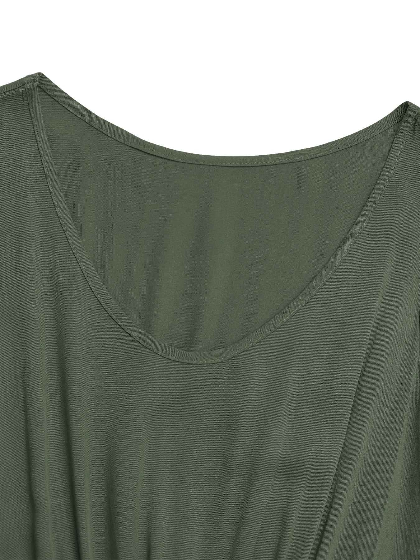 Women's Casual Summer Maxi Dress 2025 Sleeveless Button Down A-Line Long Flowy Solid Sundresses Loose Tank Dress - Seldom Seen Styles