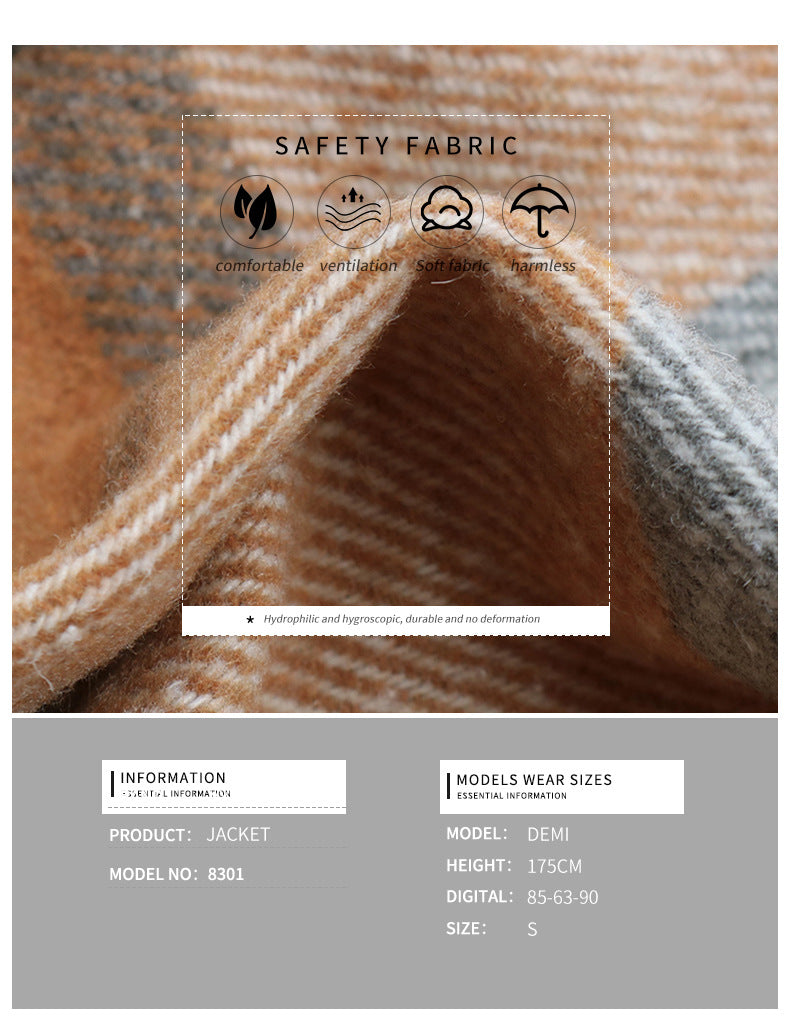 Women's Flannel Cropped Plaid Shacket Jacket Button Down Long Sleeve Shirts Tops - Seldom Seen Styles