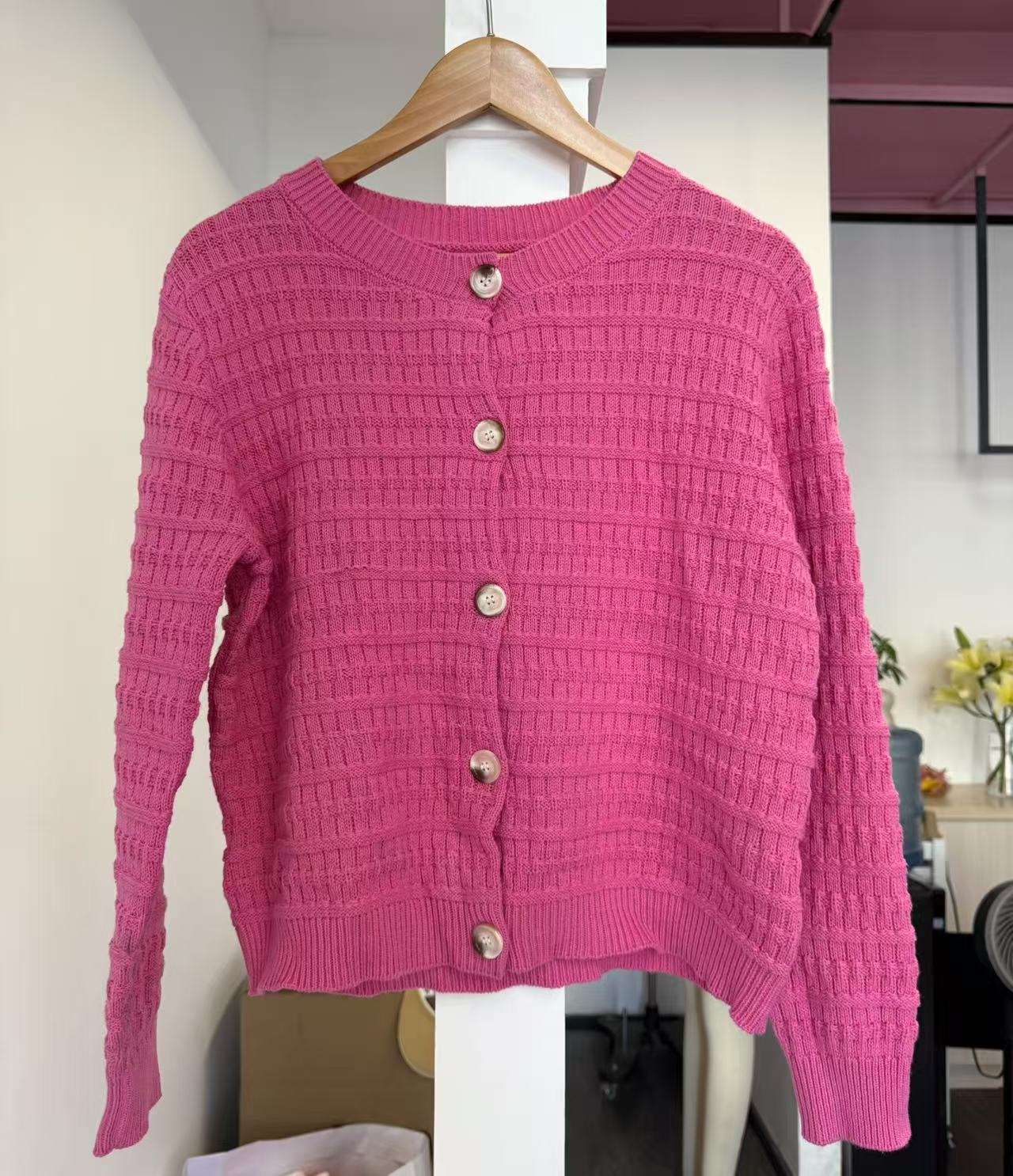 Women's Knit Cardigan Sweaters Casual Long Sleeve Open Front Button Down Trendy Jackets Outerwear - Seldom Seen Styles