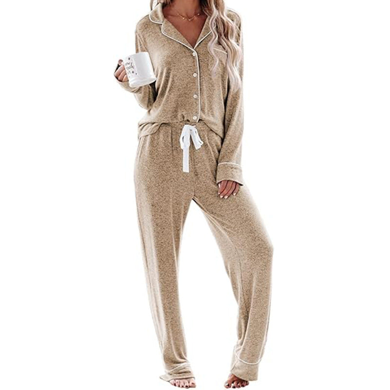 Women's Pajama Sets Long Sleeve Button Down Sleepwear Nightwear Soft Pjs Lounge Sets - Seldom Seen Styles