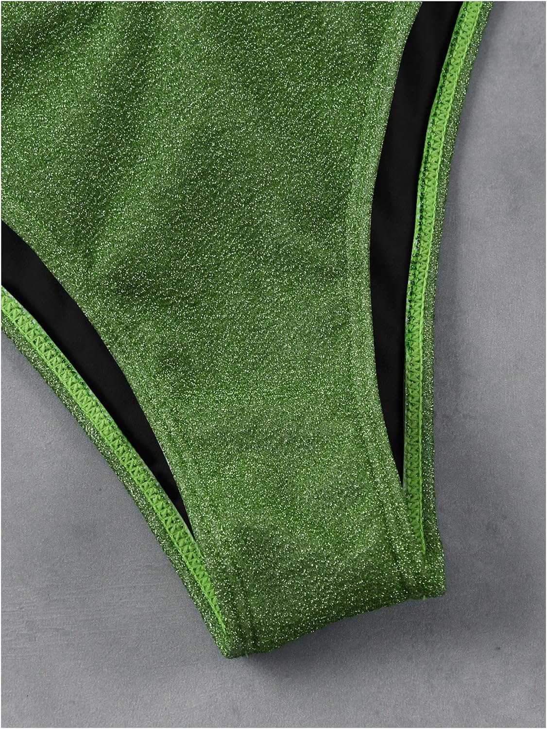 Women's Sexy Halter Triangle Bikini Set Tie String Swimsuit High Cut Thong Two Piece Bathing Suit - Seldom Seen Styles