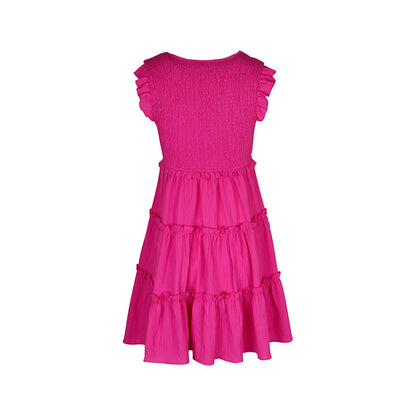 Women's Solid Color Cute Dresses V Neck Casual Dress - Seldom Seen Styles