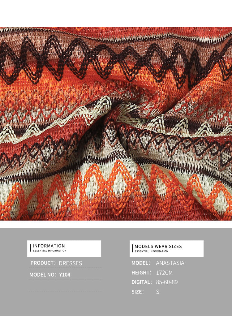 Women's Spaghetti Strap Mini Dress Side Drawstring Ruched Ethnic Pattern Knit Dresses Sexy Backless Slim Fit Dress - Seldom Seen Styles