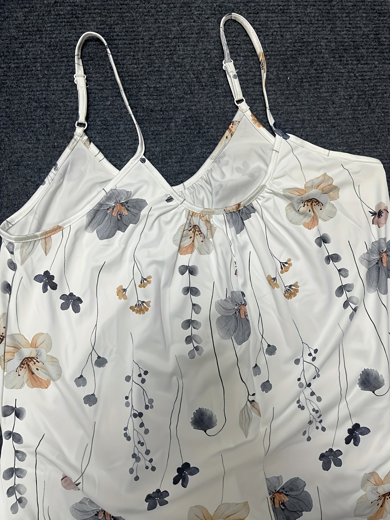 Women's Summer New Sleeveless Fashion Printed Loose Floral Strap Jumpsuit Straight Pants - Seldom Seen Styles