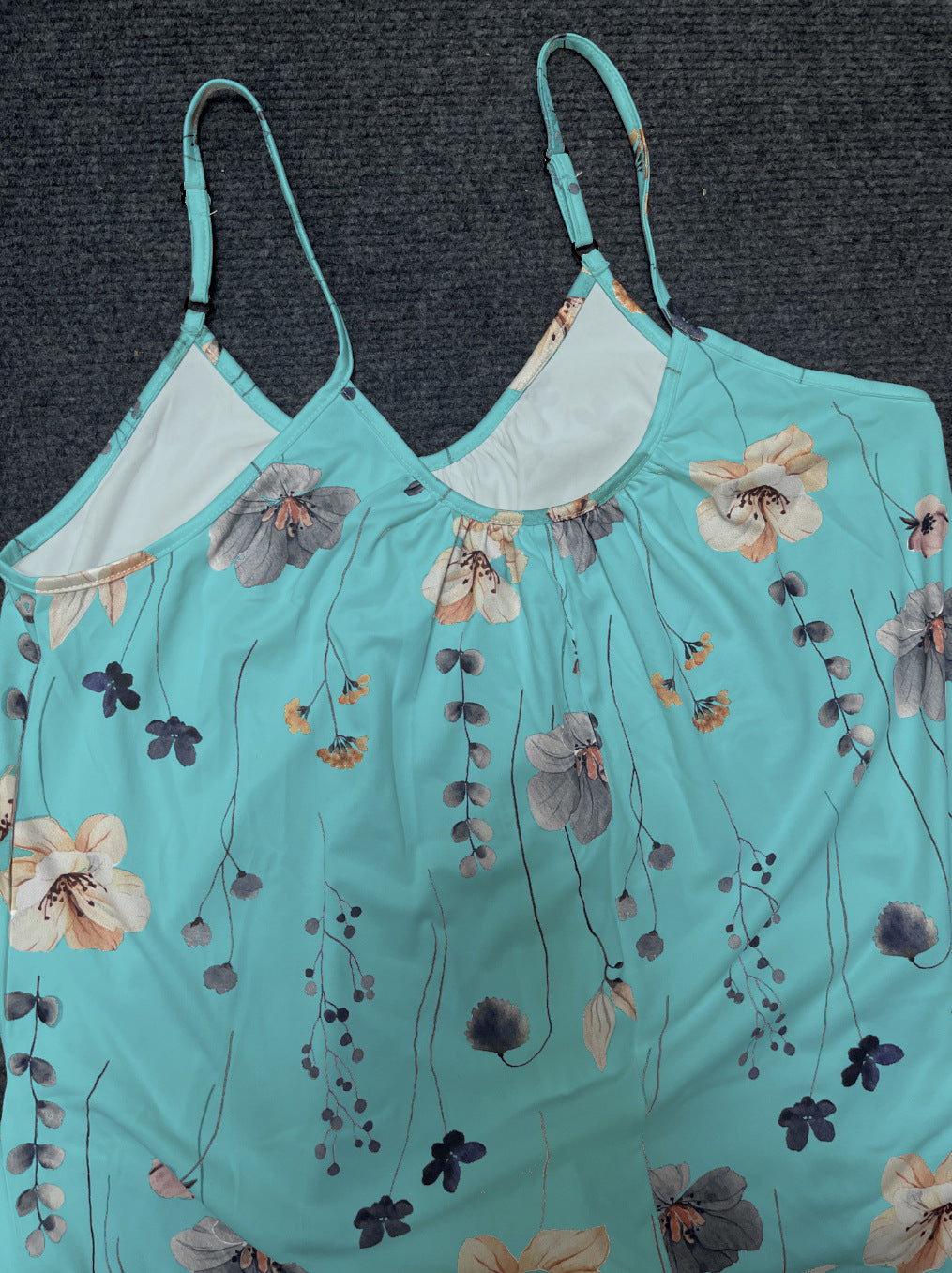 Women's Summer New Sleeveless Fashion Printed Loose Floral Strap Jumpsuit Straight Pants - Seldom Seen Styles