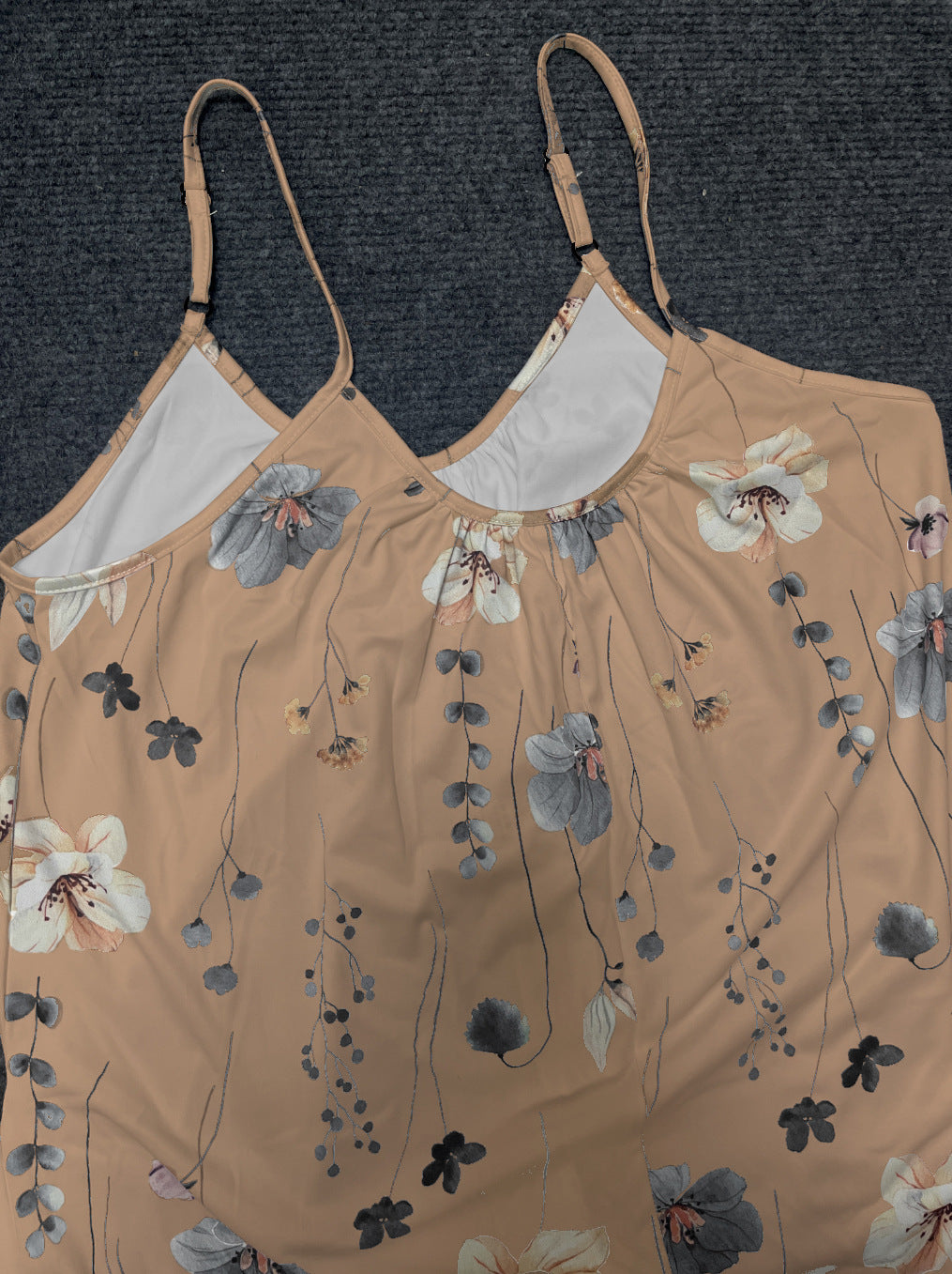 Women's Summer New Sleeveless Fashion Printed Loose Floral Strap Jumpsuit Straight Pants - Seldom Seen Styles