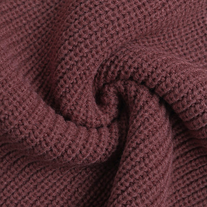 Women's Casual Sweater Dress V Neck Honeycomb Long Sleeve Textured Knit Pullover Dresses Womenswear - Seldom Seen Styles