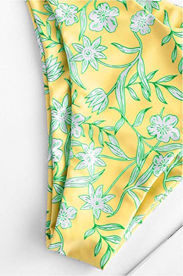 Women's Underwire Bikini Floral High Cut Bikini Set V-Wired Two Piece Swimsuit Bathing Suit - Seldom Seen Styles