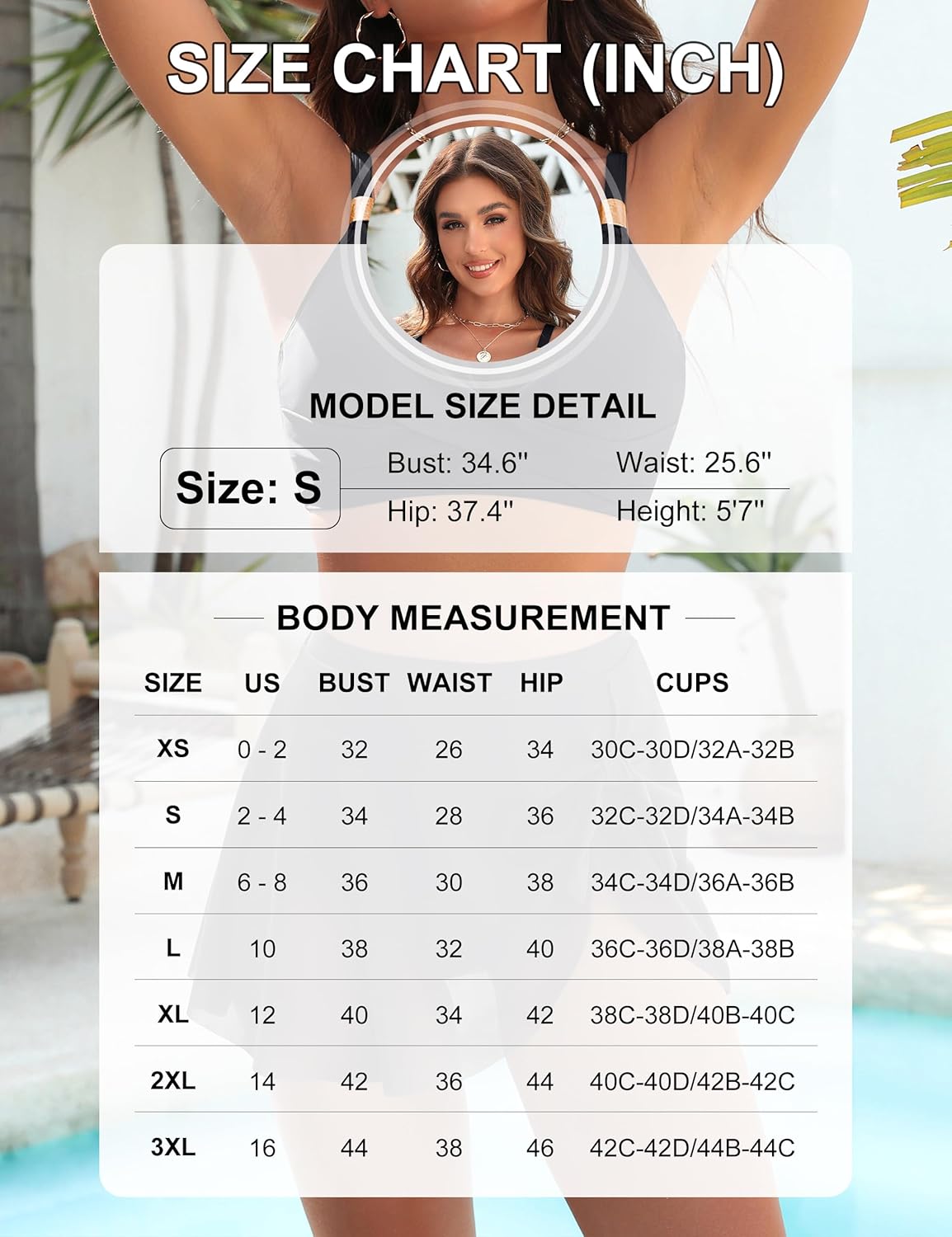 Womens High Waisted Bikini Set Gold Metal Two Piece Swimsuits Tummy Control Tie Knot 2025 Bathing Suits - Seldom Seen Styles