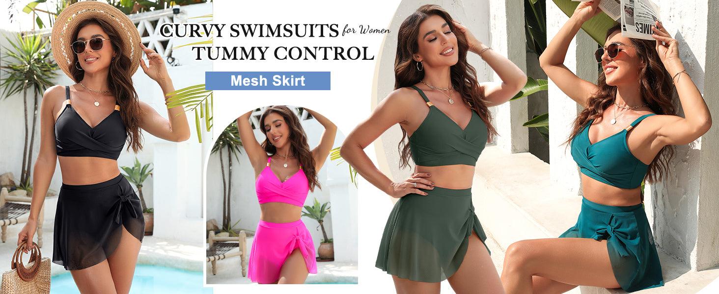 Womens High Waisted Bikini Set Gold Metal Two Piece Swimsuits Tummy Control Tie Knot 2025 Bathing Suits - Seldom Seen Styles