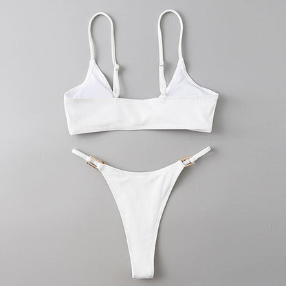 Yulia Ribbed Style Bikini Set - Seldom Seen Styles