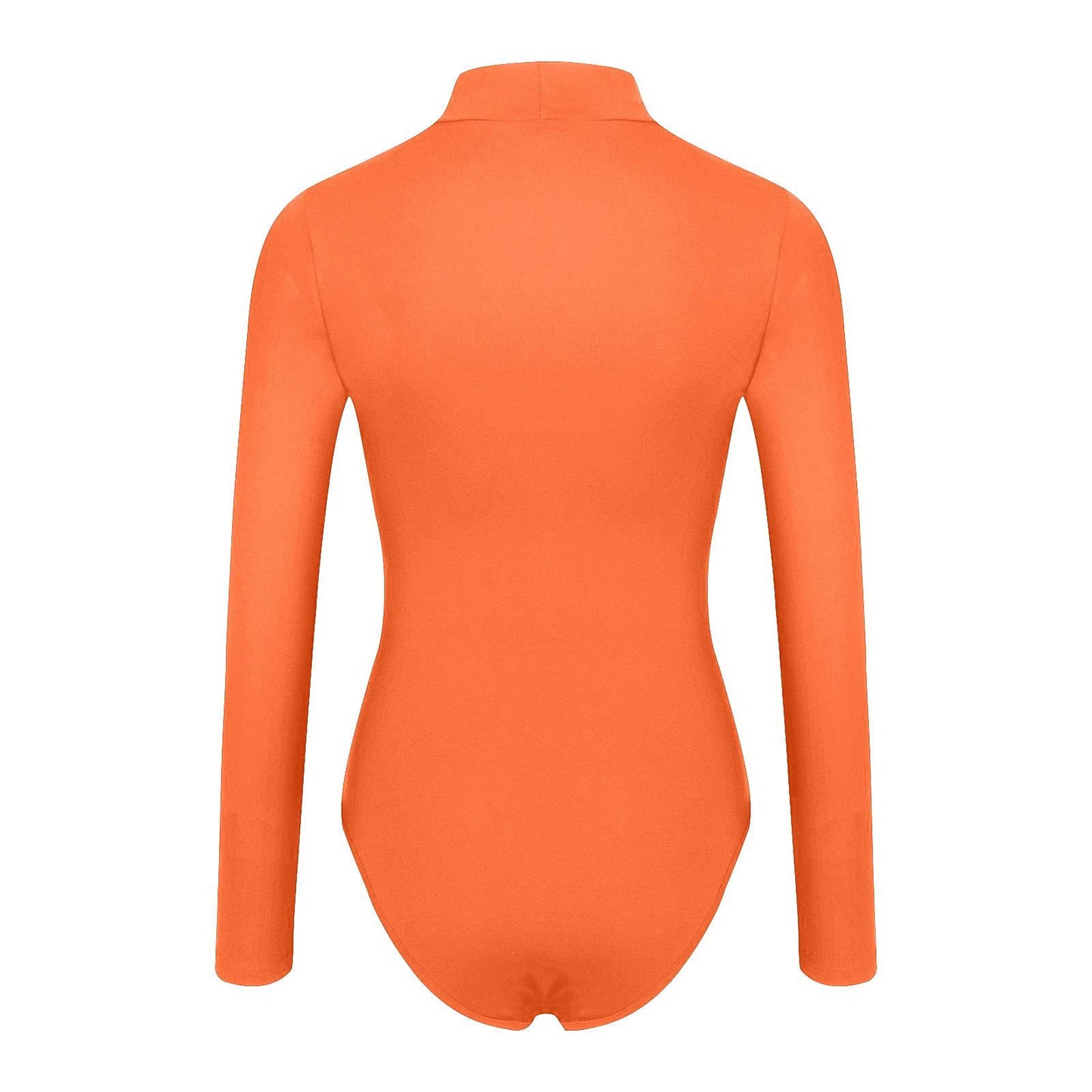 Women's Sexy Square Neck Bodysuit Long Sleeve Double Lined Shirt Tops