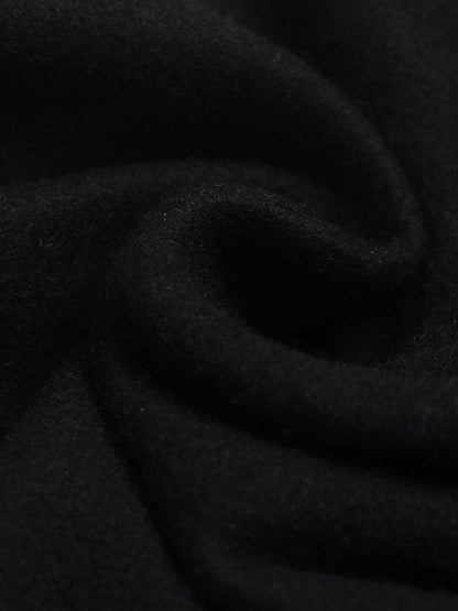 Retro Graphic Fleece-Lined Baggy Sweatpants