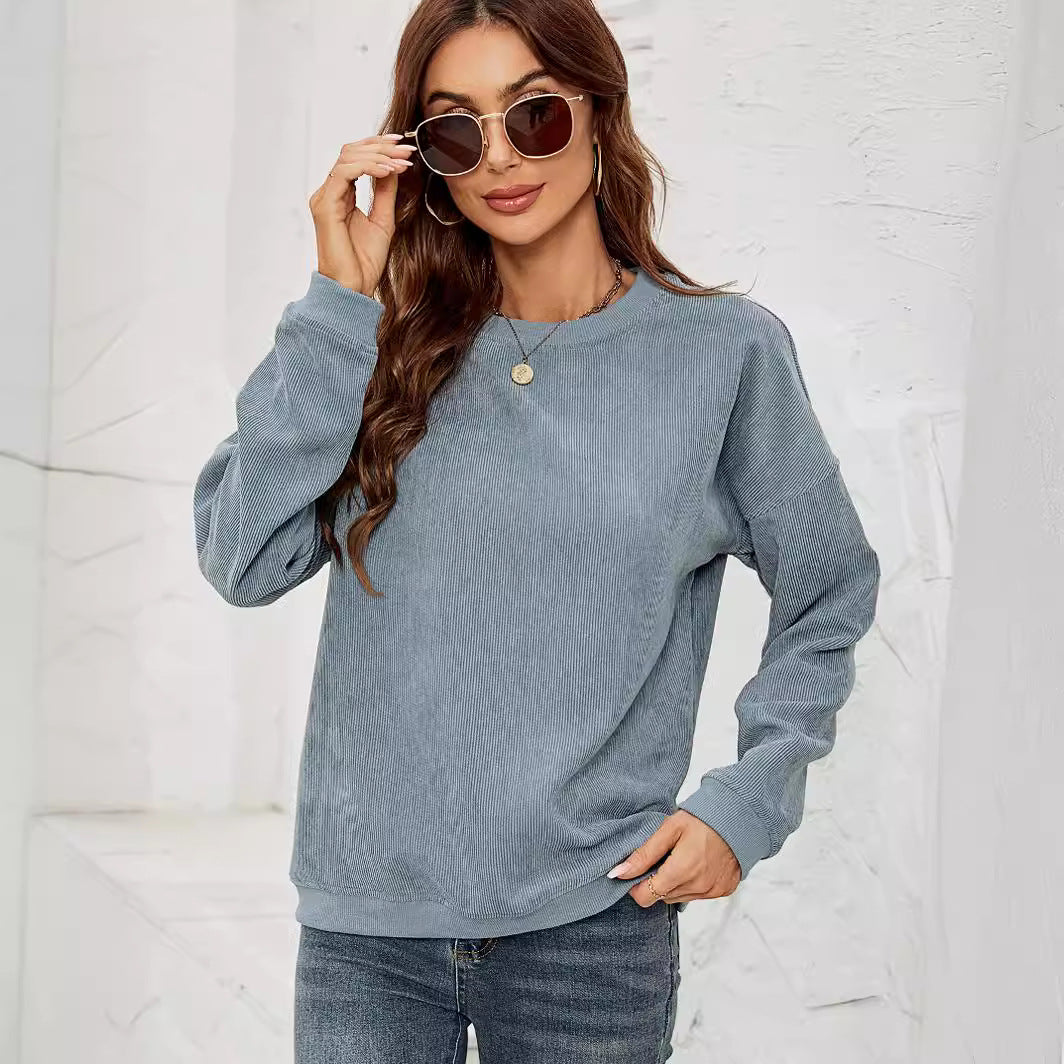 Women's Crewneck Sweatshirts Lightweight Long Sleeve Tunic Tops Cute Pullover Shirts - Seldom Seen Styles