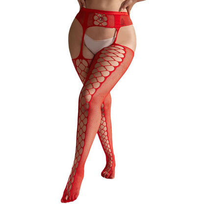 Plus Size Sexy Lingerie Women's Sexy Stockings Free off Open Files Socks Garter Jacquard Leggings7546P - Seldom Seen Styles