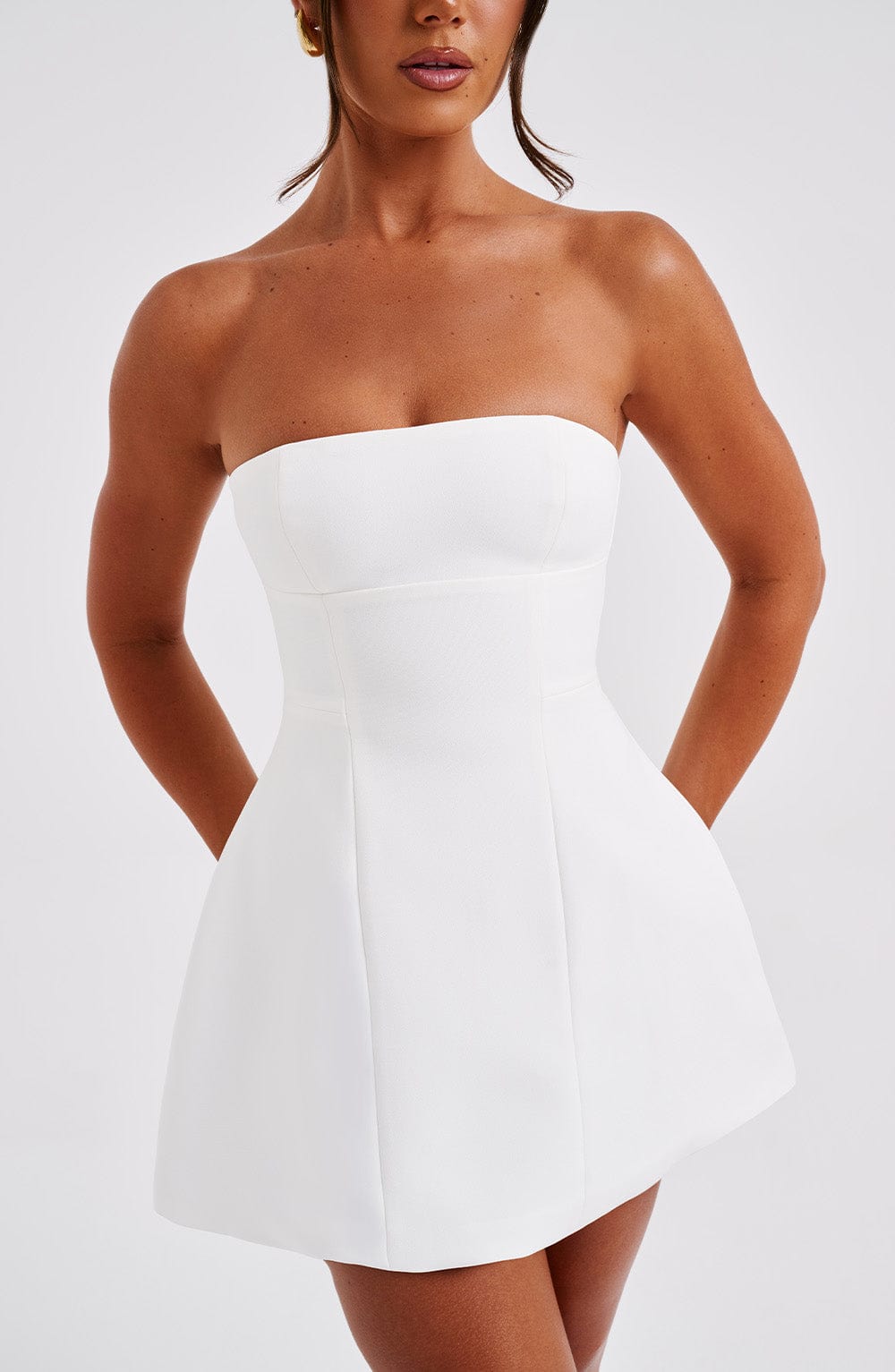 Asha Mini Dress - Ivory - Seldom Seen Styles