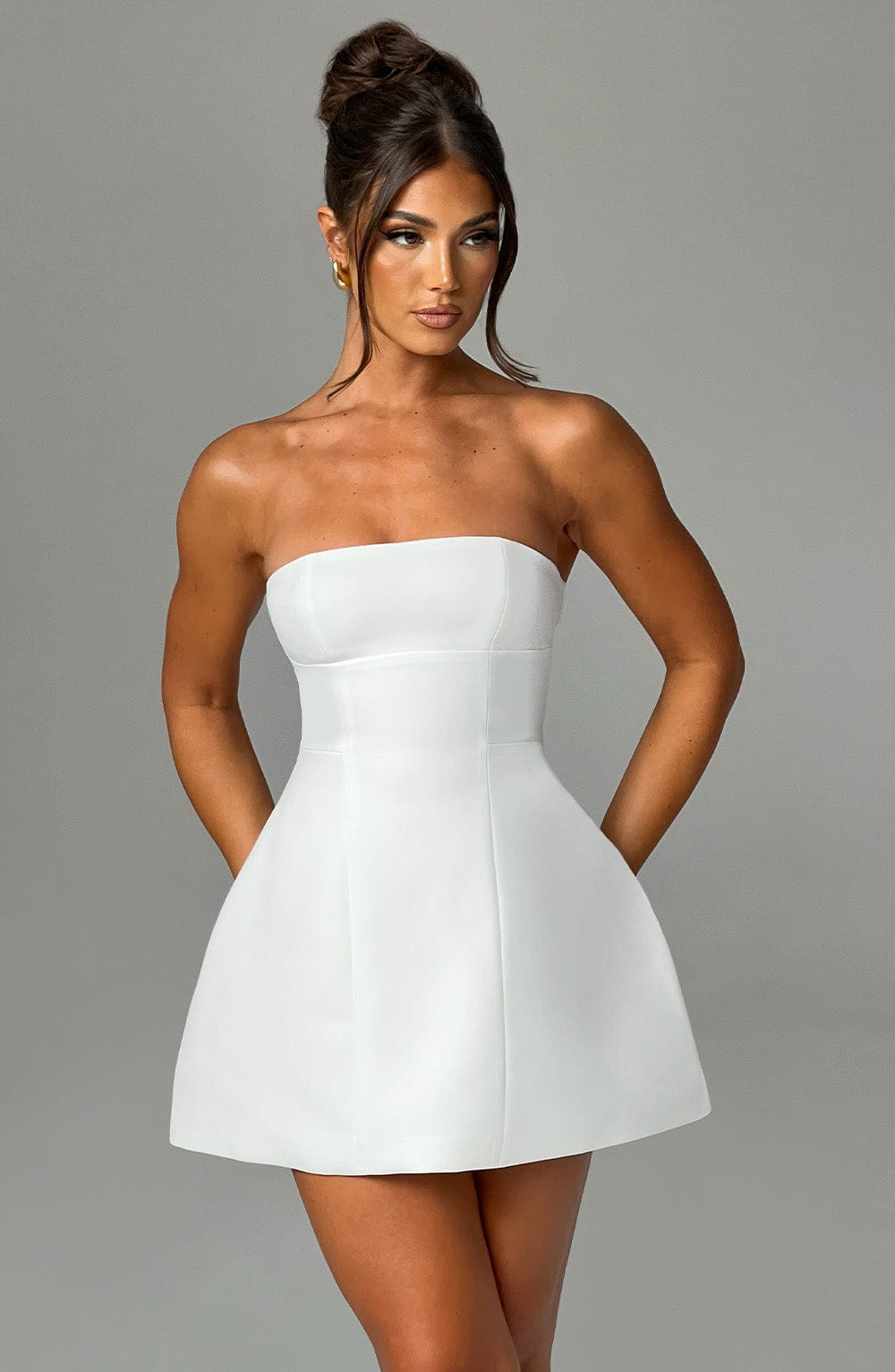 Asha Mini Dress - Ivory - Seldom Seen Styles
