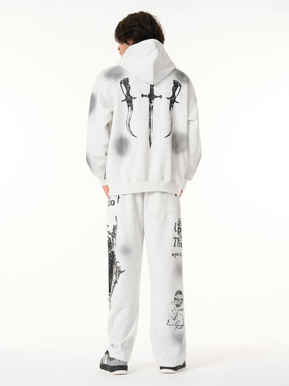 Supermade × Mortemartt Graphic Hooded Jacket