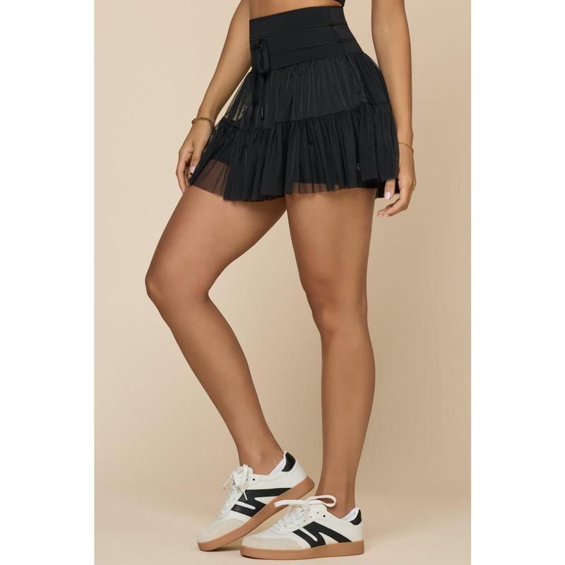 Pirouette Skort - Black - Seldom Seen Styles