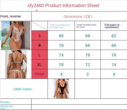 Women's Sexy Lace Lingerie Bodysuit - Adjustable Halter One-Piece Teddy Lingerie Crotchless with Sheer Mesh - Seldom Seen Styles