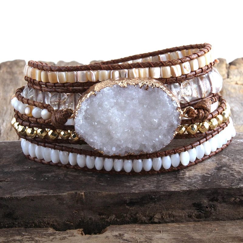 Boho Stone Beads Wrap Bracelet - Seldom Seen Styles