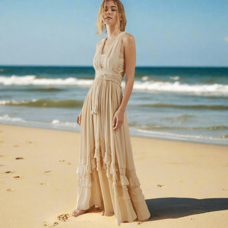 Boho Summer Beach Maxi Dress - Seldom Seen Styles