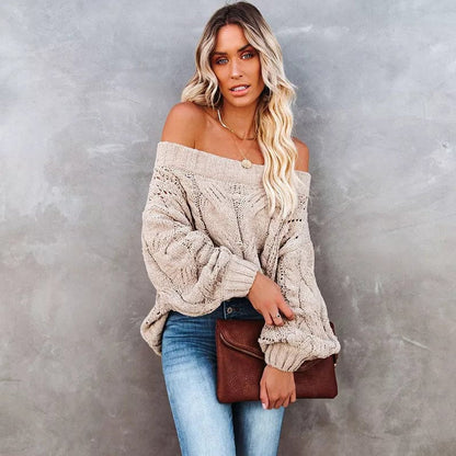 Sexy Off Shoulder Sweater - Seldom Seen Styles