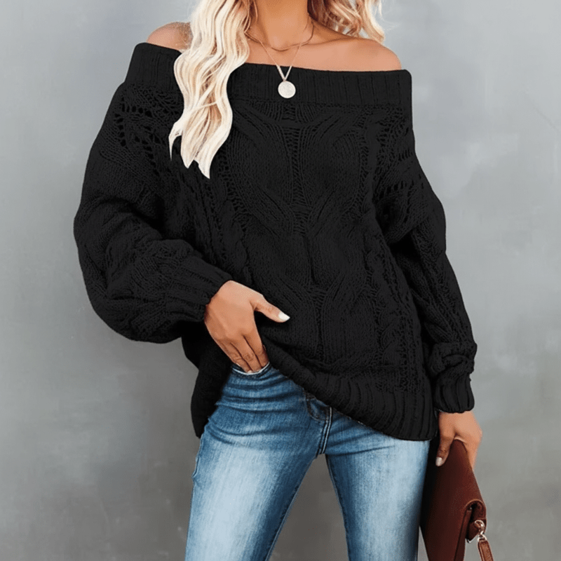 Sexy Off Shoulder Sweater - Seldom Seen Styles